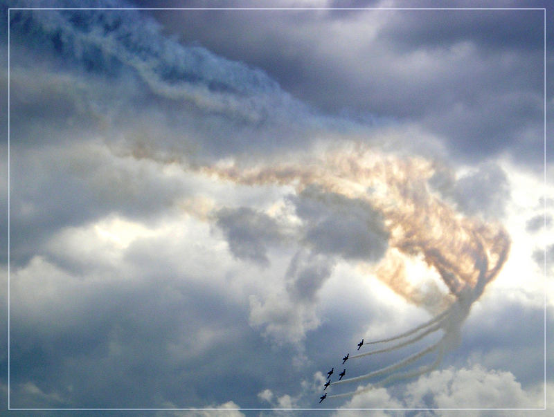 Breitling Jet Team :airshow 2005 at groningen airport eelde