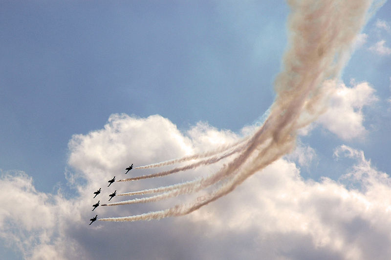 Breitling Jet-Team voll im Einsatz...