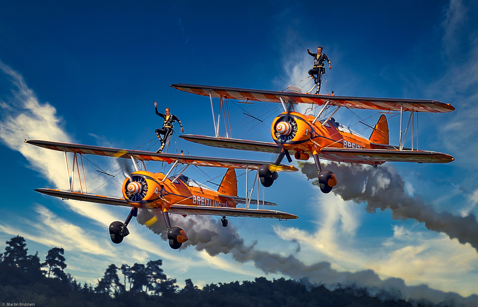 Breitling-Team Wingwalker in Dittingen