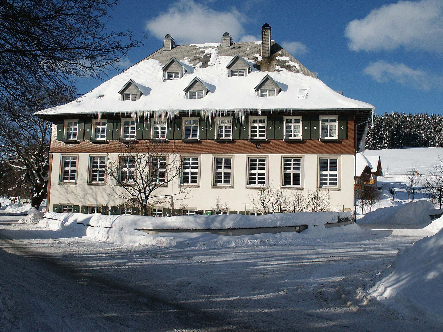 Breitnau Schwarzwald, ein Haus im Winter