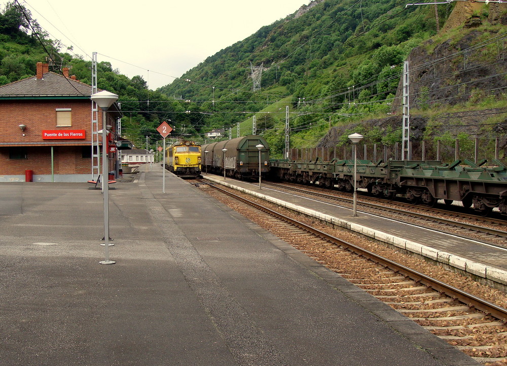 Breitspur RENFE zur Puerto de Pajares (Pass). 03