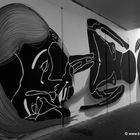 Breitwand-Graffiti; an der Alb, Karlsruhe