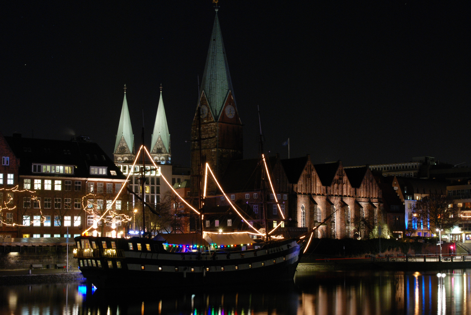 Bremen am kalten Winterabend 2