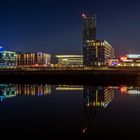 Bremen an der Weser bei Nacht