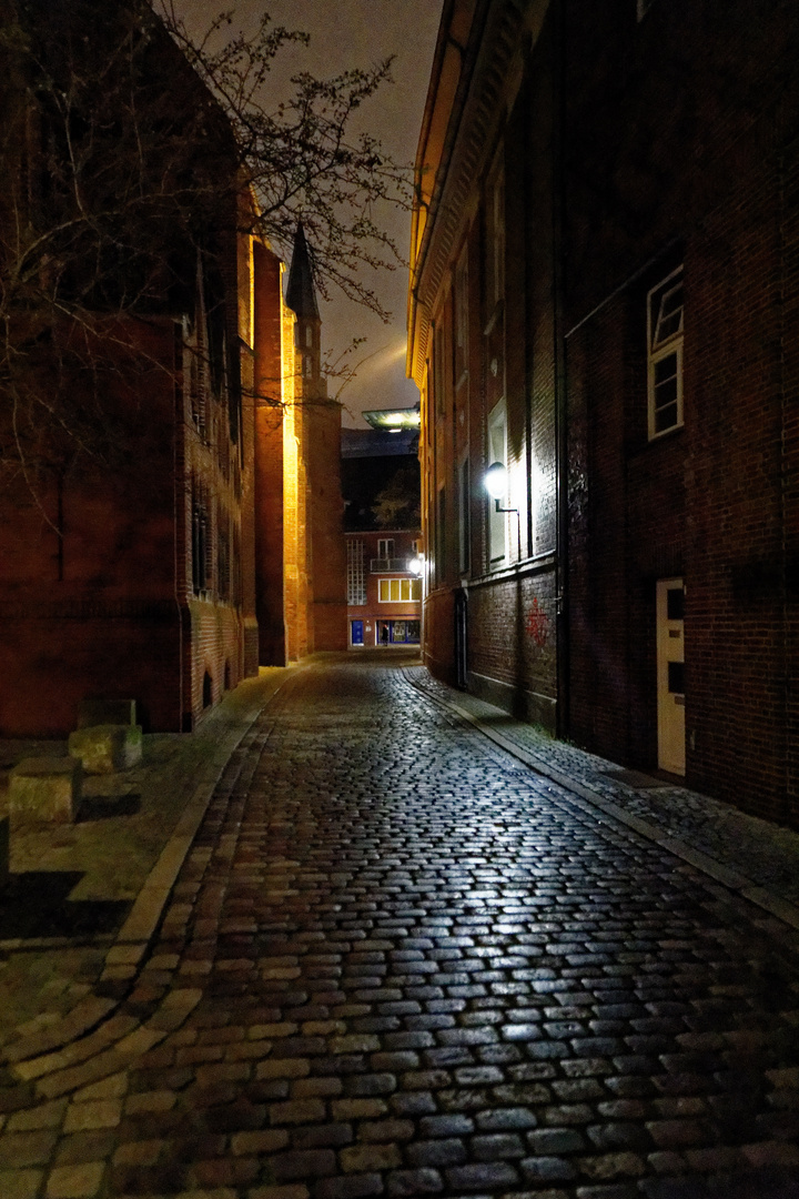 Bremen bei Nacht im November