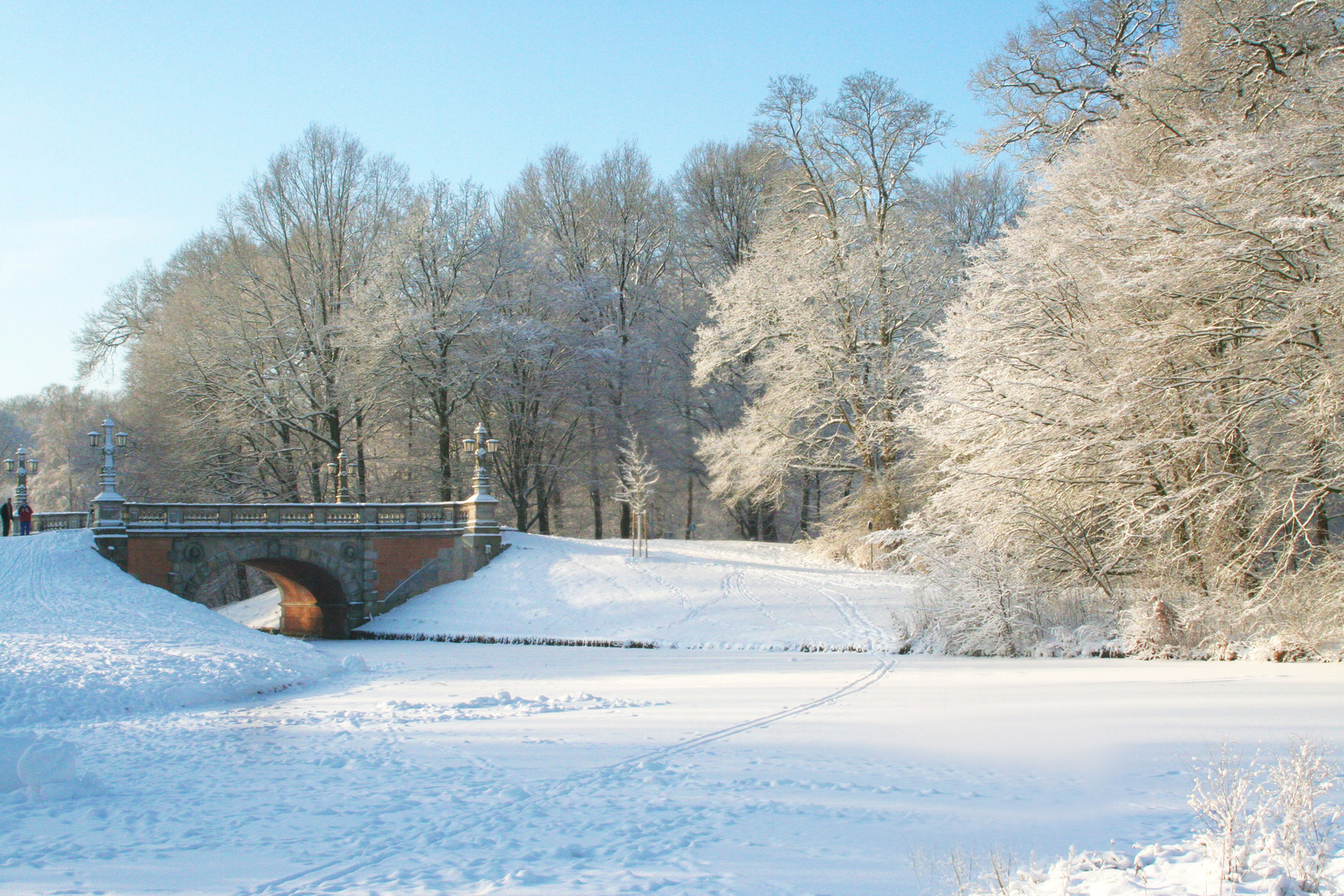 Bremen Bürgerpark im Winter 2011