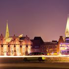 Bremen by night | Teerhof Parkplatz Schlachtezauber