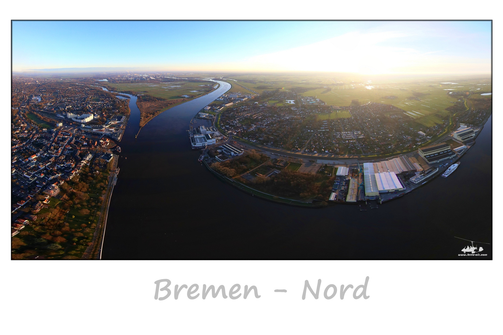 Bremen-Nord (Luftbild-Panorama)