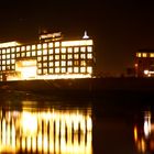 Bremen Panorama Weser/ Schlachte bei Nacht 180° Grad