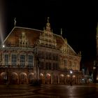 Bremen Rathaus bei Nacht