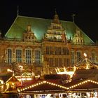 Bremen Rathaus mit Weihnachtsmarkt