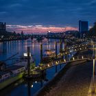 Bremen Schlachte Wesertower sunset