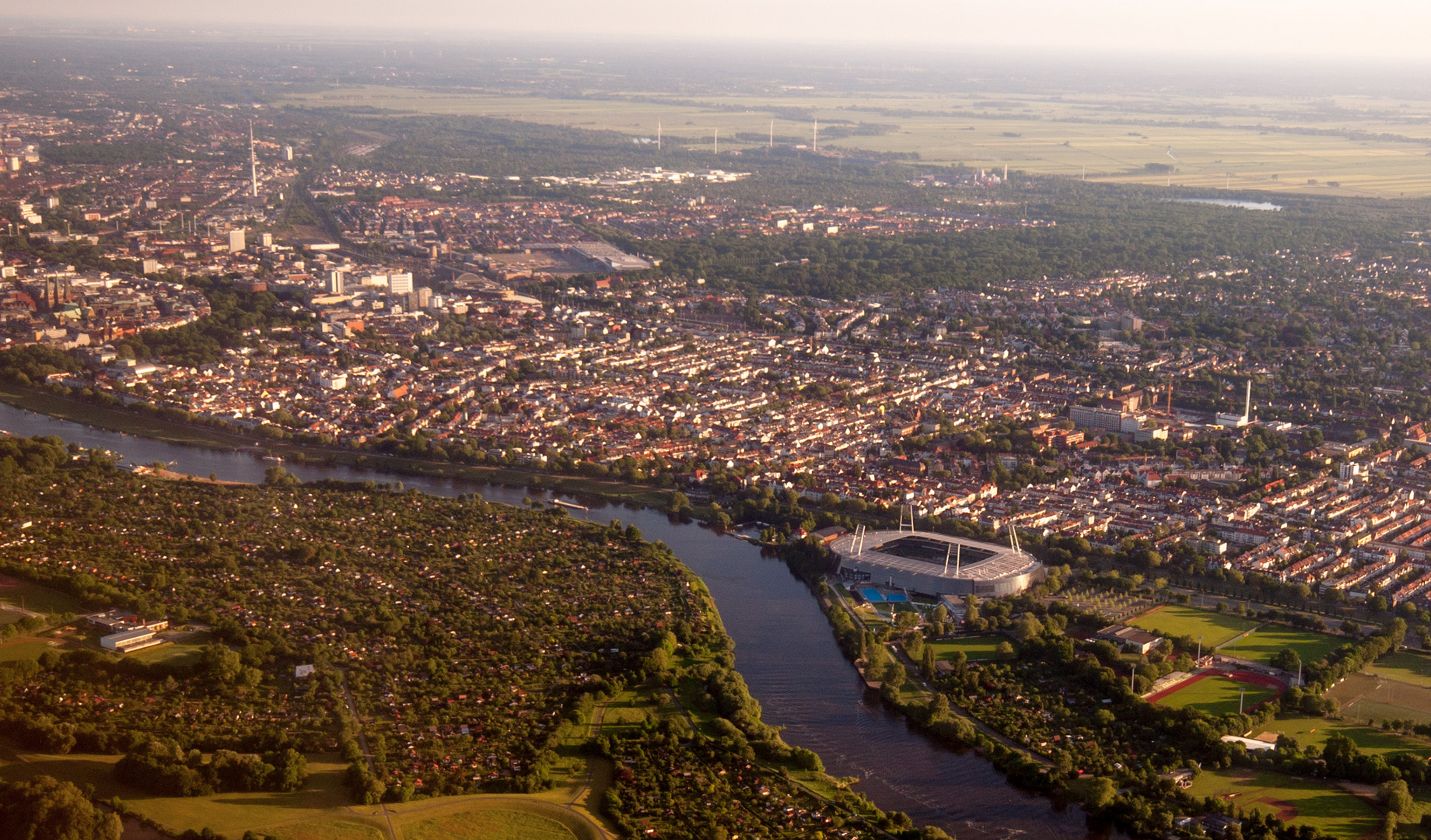 Bremen von Oben