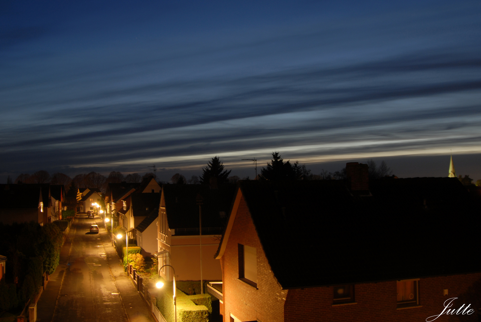 BremeNord in der Dämmerung