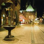 Bremer City bei Nacht