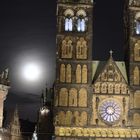 Bremer Dom mit Vollmond