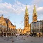 Bremer Markplatz, Rathaus, Dom und Bremische Bürgerschaft