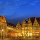 Bremer Marktplatz bei Nacht