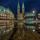 Bremer Marktplatz in Spiegel