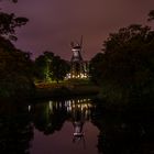 Bremer Mühle am Wall bei Nacht