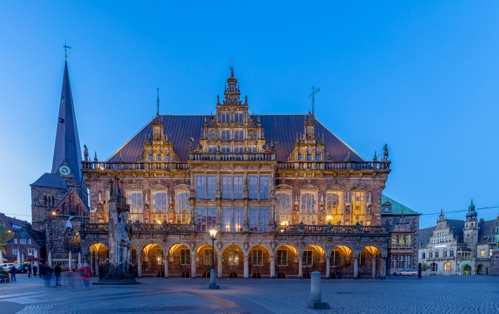 Bremer Rathaus Foto & Bild | city, nacht, abend Bilder auf fotocommunity