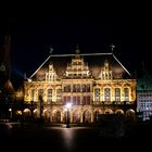 Bremer Rathaus bei Nacht