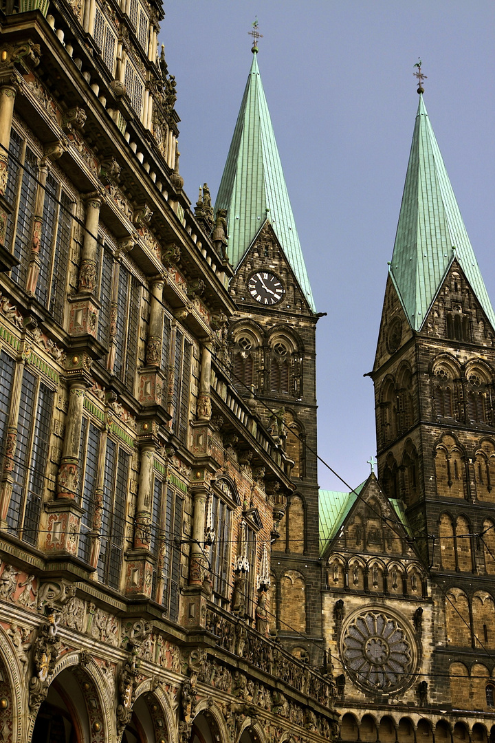 Bremer Rathaus und Dom