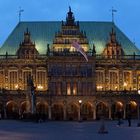 Bremer Rathaus zur Blauen Stunde