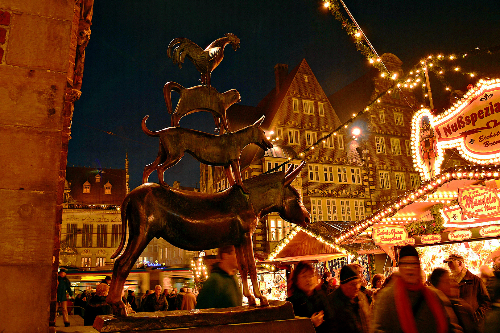 Bremer Stadtmusikanten Weihnachtsmarkt Bremen 2013