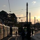 Bremer Straßenbahn im Gegenlicht