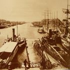 Bremer Überseehafen Photo von Anno 1880