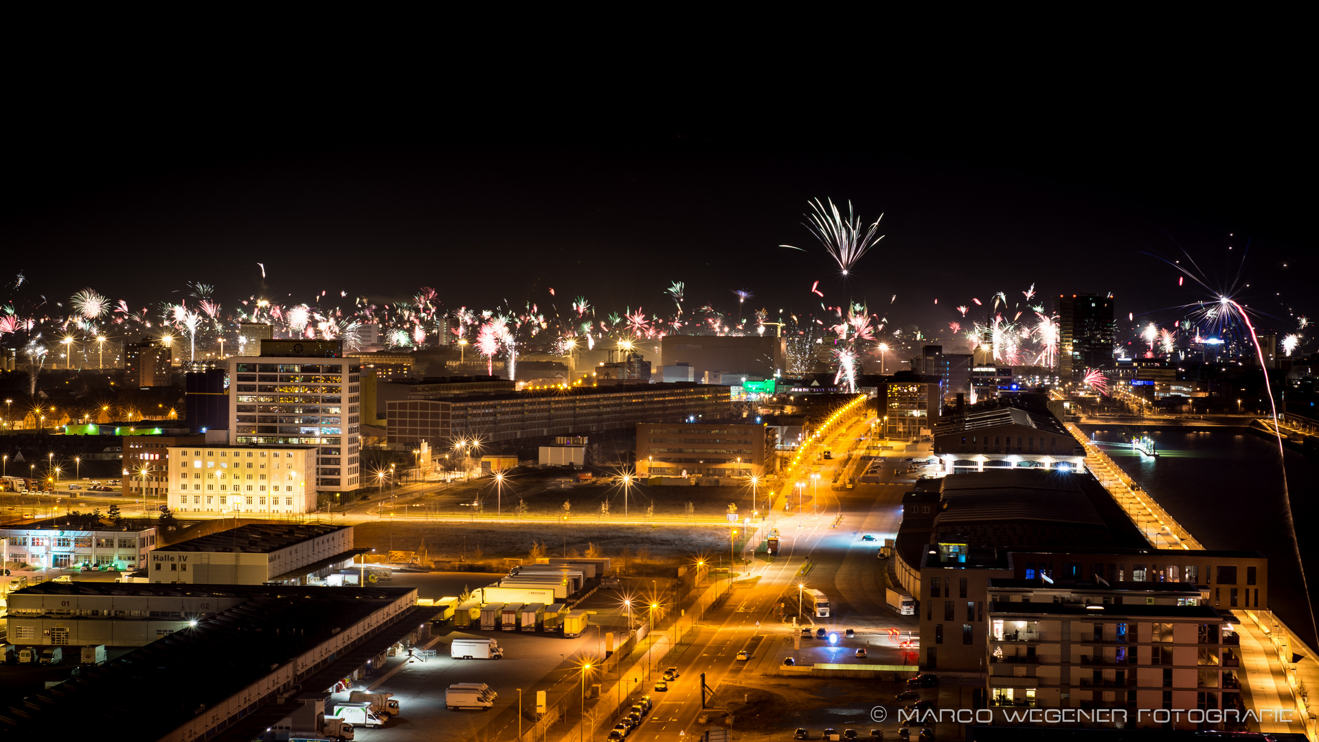 Bremer Überseestadt Silvester 2014