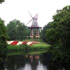 Bremer Wallmühle im feuchten Sommer