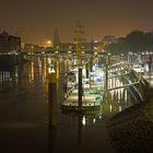 Bremer Weser bei Nacht