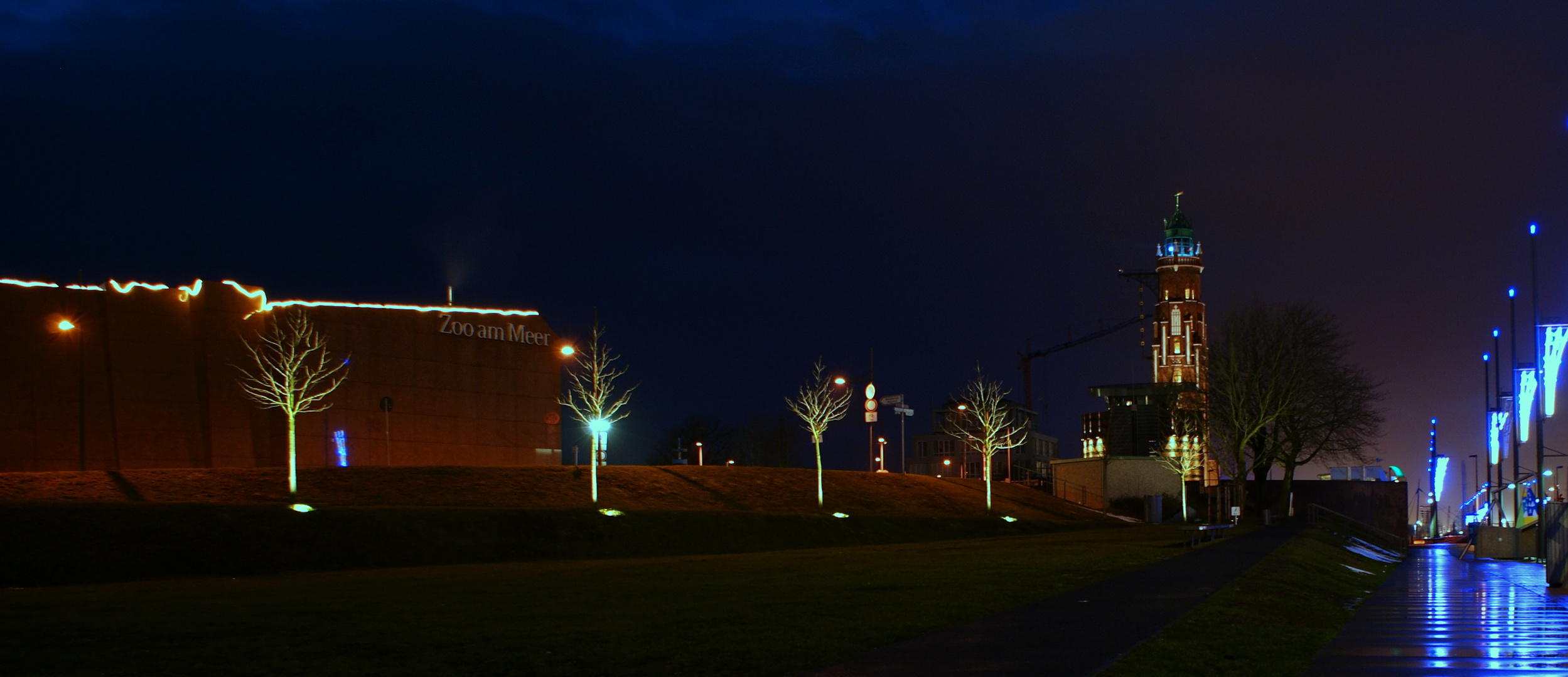 Bremer(hafen) - Night Impression (1)