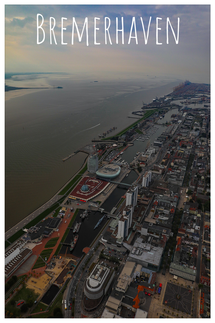 Bremerhaven - alles drauf (Luftbild, aerial)