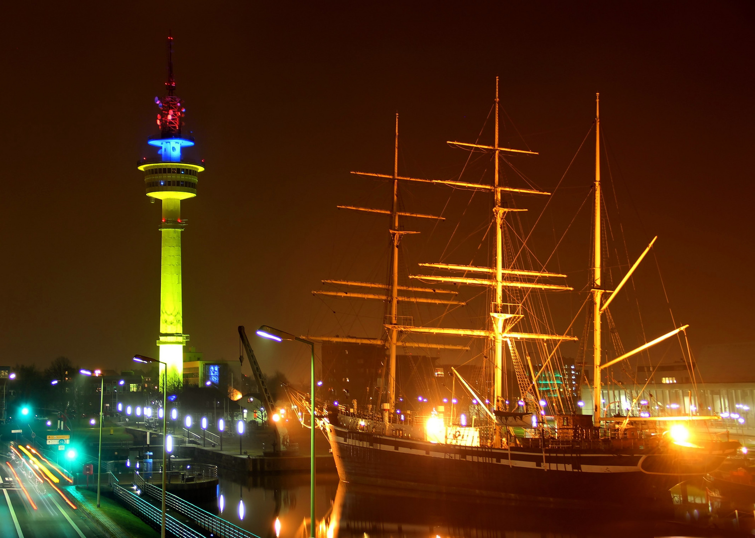 Bremerhaven am Abend III