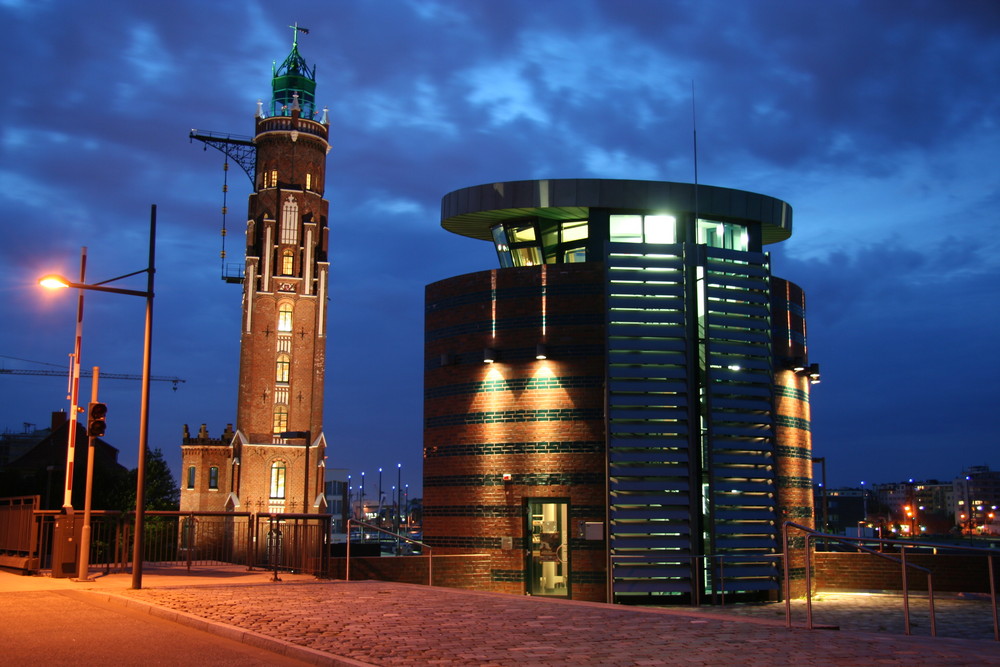 Bremerhaven at night