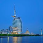 Bremerhaven Atlantic Sail City Hotel Blaue Stunde