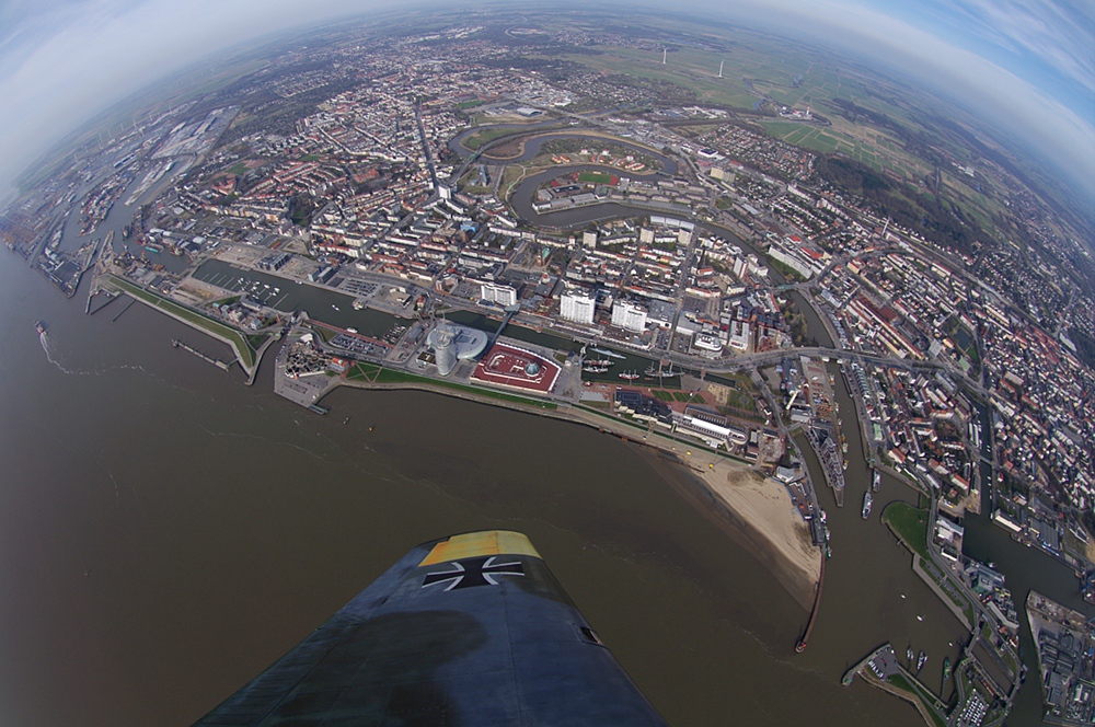 Bremerhaven aus der Luft