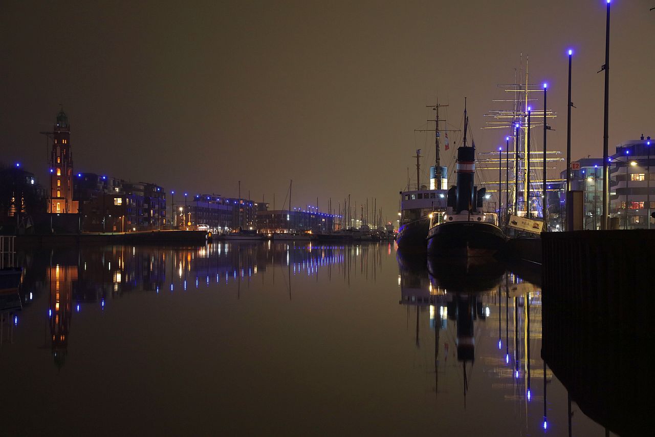 Bremerhaven bei Nacht (1)