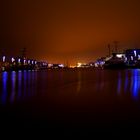 Bremerhaven bei Nacht