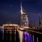 Bremerhaven bei Nacht