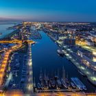 Bremerhaven bei Nacht