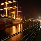 Bremerhaven bei Nacht