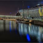 Bremerhaven bei Nacht