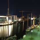 Bremerhaven bei Nacht (Schaufenster)