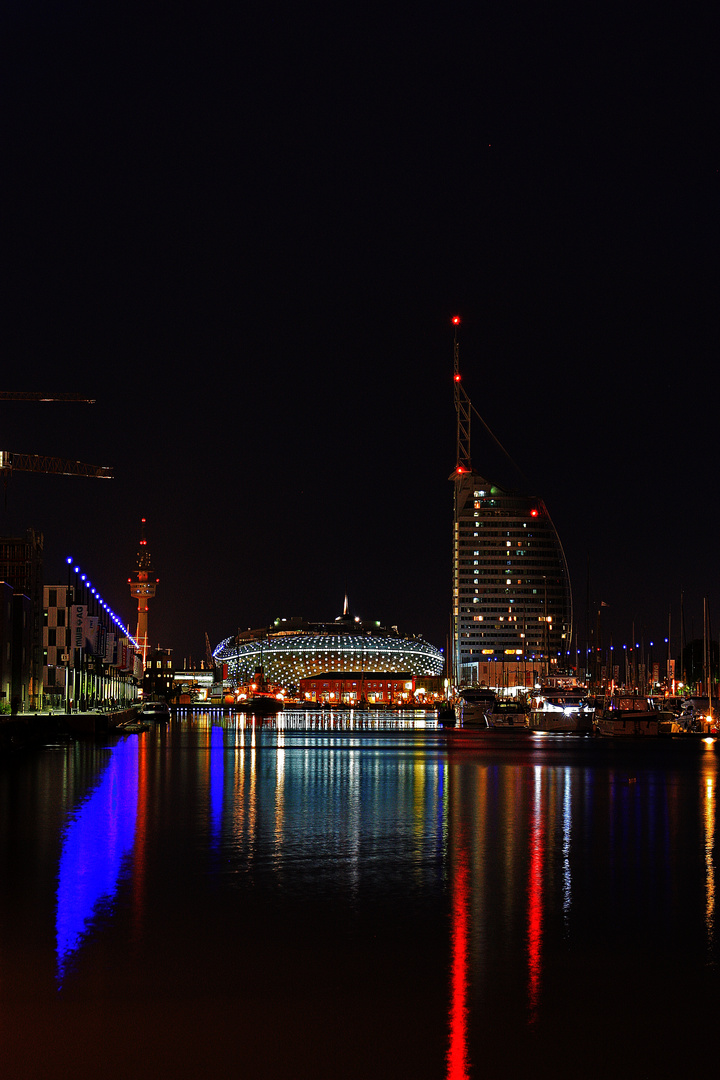 Bremerhaven bei Nacht.#2