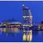 Bremerhaven ... Blaue Stunde & Lichter & Farben