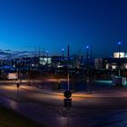 Bremerhaven Hafen bei Nacht